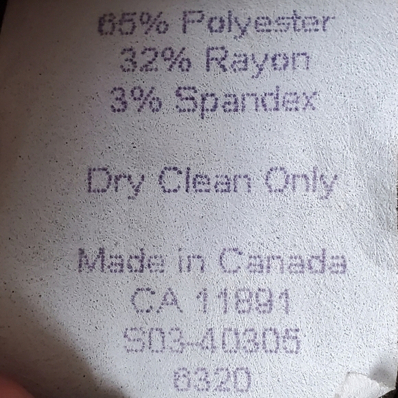 Vintage Green Polyester Pants - Picture 4 of 4